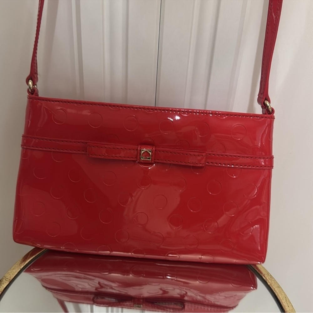 Kate Spade Red Patent Leather Clutch